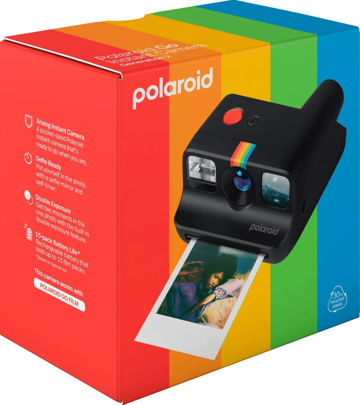 Polaroid Go Gen 2 kamera med selfiespegel