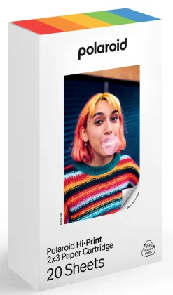 Polaroid HiPrint 2x3 fotopapper, 20 ark