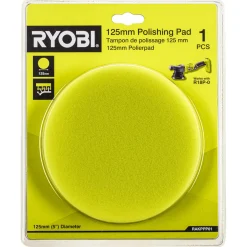 Polersvamp medium 125 mm Ryobi R18P-0 polermaskin