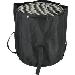 Portabel eldstad med grillgaller, utomhus, 38 x 44 cm