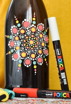 Posca pennor set PC-3M basfärger, 8-pack, 0,9-1,3 mm