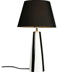 PR Home Leya bordslampa keramik svartvit 54 cm