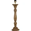 PR Home Lodge lampfot Aged Brown trä E27