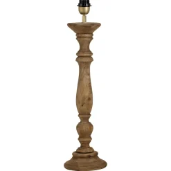 PR Home Lodge lampfot Aged Brown trä E27