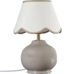 PR Home Nell bordslampa keramik nougat 35 cm