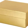 Presentask liten, guld, 100 x 150 x 60 mm