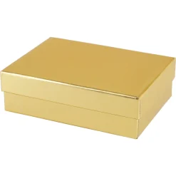 Presentask mini, guld, 7,4 x 10,3 x 4 cm