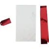 Presentförpackning flaska röd med rosett, 2-pack