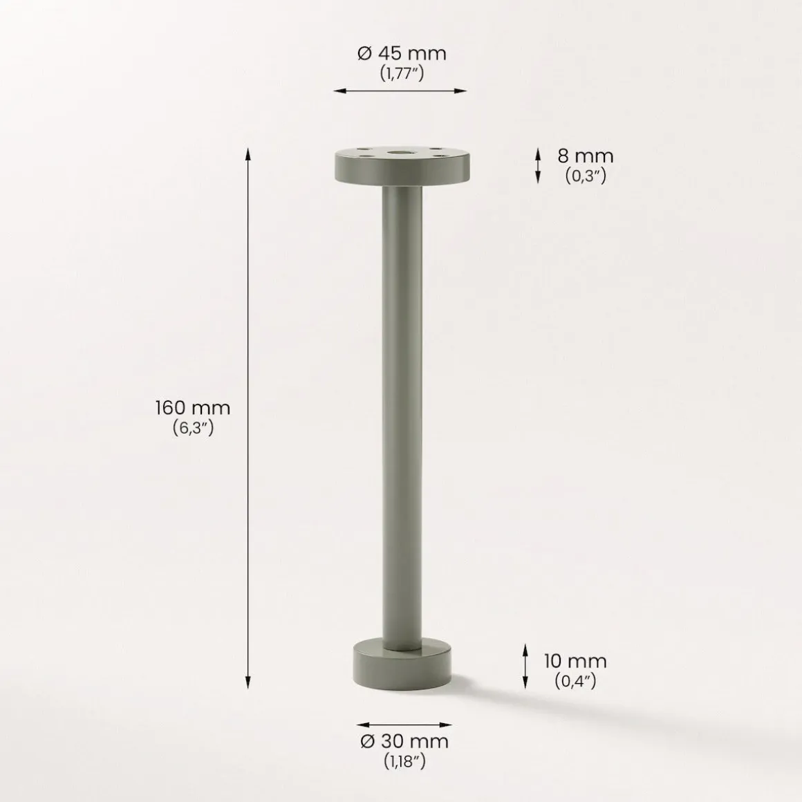 Prettypegs möbelben Clas 160 mm, 1-pack