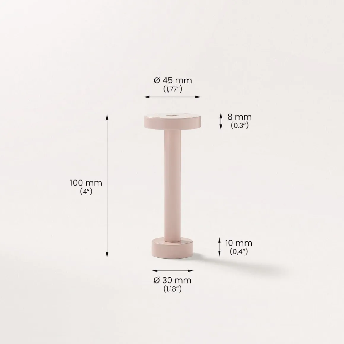 PrettyPegs möbelben Clas 1-pack 100 mm