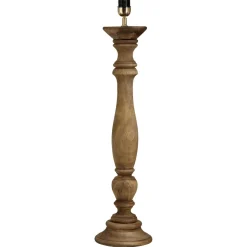 PR Home Lodge lampfot Aged Brown trä E27