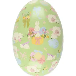 Påskägg papper, med färgglada motiv, 15 cm