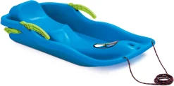 Pulka med dragsnöre och broms, 3+