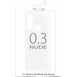 Puro mobilskal 0.3 Nude för Motorola Moto G8 Power 6.4