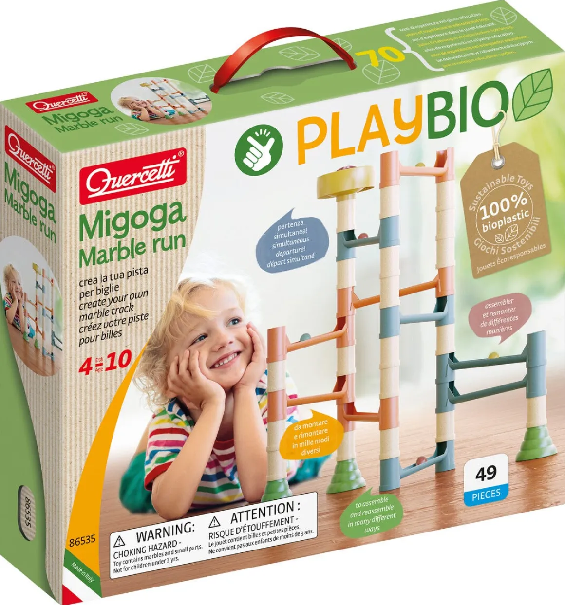 Quercetti Migoga kulbana Playbio, från 4 år