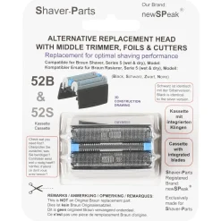 Rakhuvud 52B till rakapparat Braun Series 5