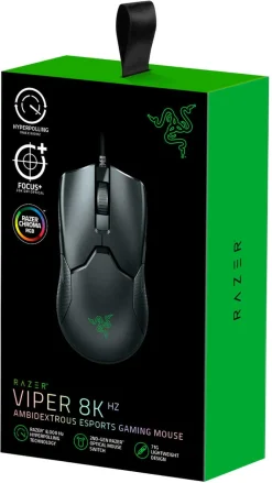 Razer Viper 8KHz gamingmus för höger- och vänsterhänta