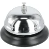 Receptionsklocka metall, 8,5 cm