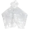 Regnponcho transparent onesize med tryckknappar