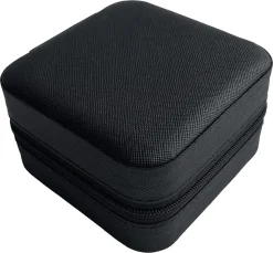 Resesmyckeskrin svart, 10 x 10 x 6 cm