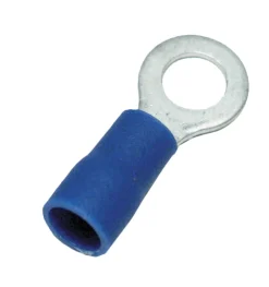Ringkabelsko M6 isolerad blå, 10-pack