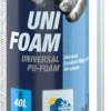 RK Uni Foam fogskum, isolering och tätning, 750 ml