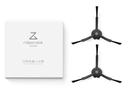 Roborock Sidoborstar svart 3-armad vinyl, 2-pack