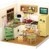 Rolife Super Creator miniatyrrum Happy Meals Kitchen, från 14 år