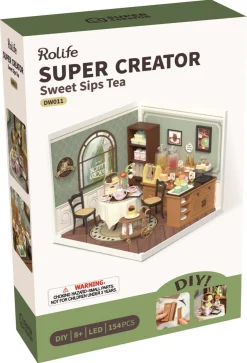Rolife Super Creator miniatyrrum café, från 12 år
