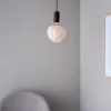 Rosa globlampa LED E27 Ice Cream Pink, 160 mm