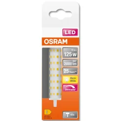 R7s rörlampa LED Line dimbar 15 W 118 mm Osram
