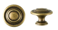 Rund knopp, antik guld