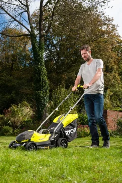 Ryobi gräsklippare med uppsamlare / Bio-Clip 18 V, RLM18X33B50