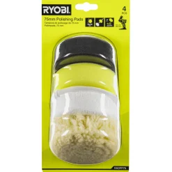 Ryobi polerhättor 75 mm 4-delar, RADPP75
