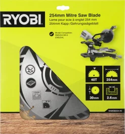 Ryobi RAMSB254-40 sågklinga 254 x 30 mm 40T