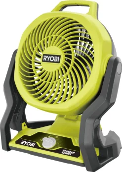 Ryobi RF18-0 tyst batteridriven fläkt 18 V, One plus