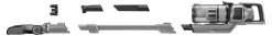 Ryobi sladdlös skaftdammsugare 18 V, HEPA, RSVS18BL-0