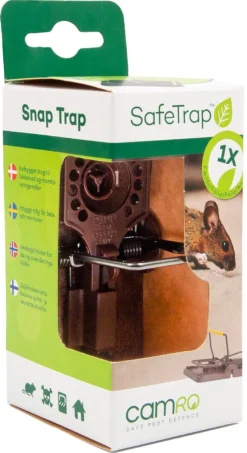 SafeTrap Gorilla Snap-Trap musfälla mot möss, 1-pack