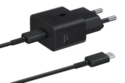 Samsung Power Adapter 25 W med USB-C-kabel, svart