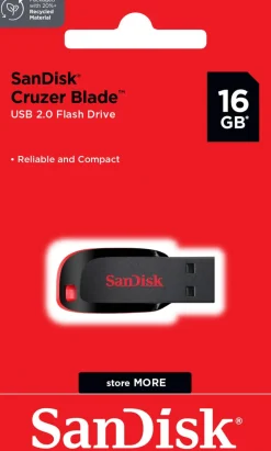 SanDisk Cruzer Blade 16 GB USB-minne