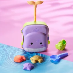 Sandleksaker med väska för vattenlek, från 3 år