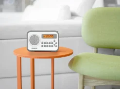 Sangean PR-D18 AM/FM-radio med klockradio