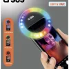 SBS RGB Selfie Ring Light mobil, vitt och färgat ljus