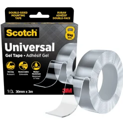 Scotch Universal Gel Tape, dubbelhäftande tejp, 30 mm