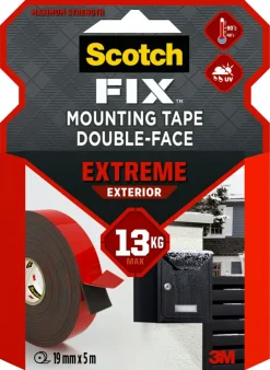Scotch-Fix Extreme Exterior dubbelhäftande tejp, 13 kg