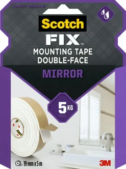 Scotch-Fix Spegel dubbelhäftande tejp, 19 mm