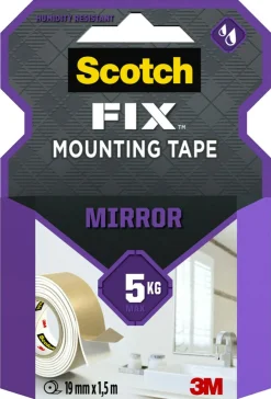 Scotch-Fix Spegel dubbelhäftande tejp, 19 mm