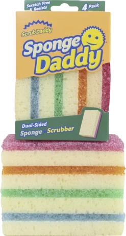 Scrub Daddy rengöringssvamp, 4-pack