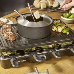 Severin raclette-fondue keramisk RG 2347, 1400 W