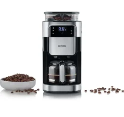 Severin kaffebryggare kvarn och timer 10 koppar, KA 4813